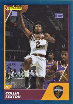 2021-22 Panini NBA Sticker & Card Collection - Cards Blue #67 Collin Sexton Front
