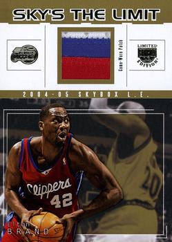 2004-05 SkyBox LE - Sky's the Limit Patches #SL-EB Elton Brand Front
