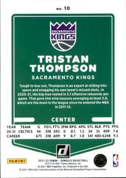 2021-22 Donruss #10 Tristan Thompson Back