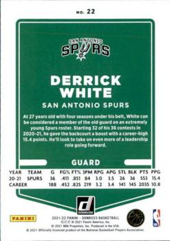 2021-22 Donruss #22 Derrick White Back