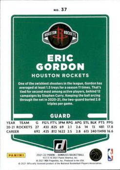2021-22 Donruss #37 Eric Gordon Back