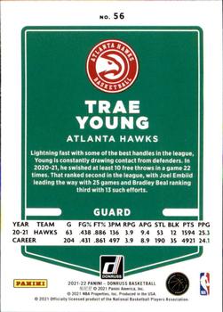 2021-22 Donruss #56 Trae Young Back