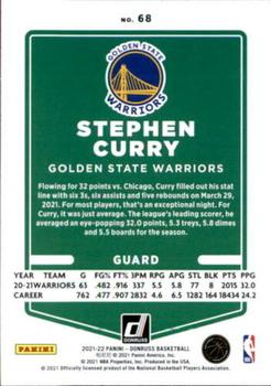 2021-22 Donruss #68 Stephen Curry Back
