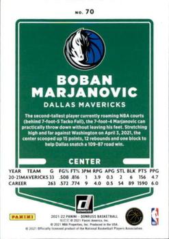 2021-22 Donruss #70 Boban Marjanovic Back