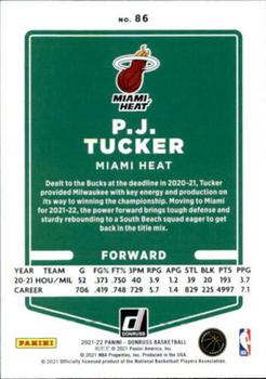 2021-22 Donruss #86 P.J. Tucker Back