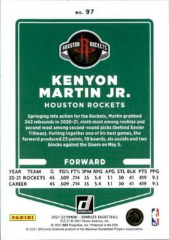 2021-22 Donruss #97 Kenyon Martin Jr. Back