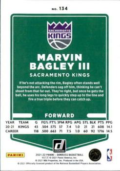 2021-22 Donruss #134 Marvin Bagley III Back