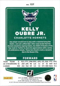2021-22 Donruss #137 Kelly Oubre Jr. Back