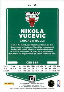 2021-22 Donruss #155 Nikola Vucevic Back