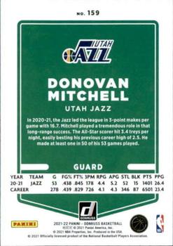 2021-22 Donruss #159 Donovan Mitchell Back