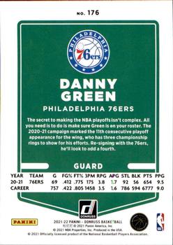2021-22 Donruss #176 Danny Green Back