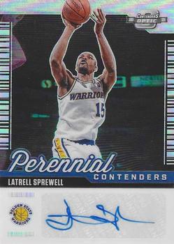 2020-21 Panini Contenders Optic - Perennial Contenders Autographs #PCO-LSP Latrell Sprewell Front