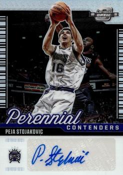 2020-21 Panini Contenders Optic - Perennial Contenders Autographs #PCO-PEJ Peja Stojakovic Front