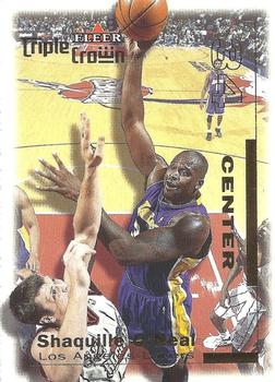 2000-01 Fleer Triple Crown #232 Shaquille O'Neal Front