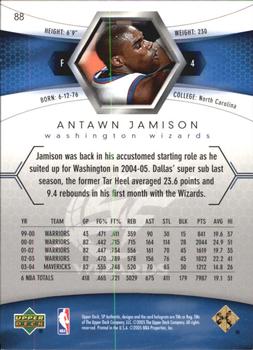 2004-05 SP Authentic - Limited #88 Antawn Jamison Back