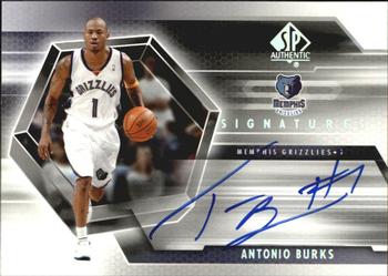 2004-05 SP Authentic - Signatures #SP-AB Antonio Burks Front