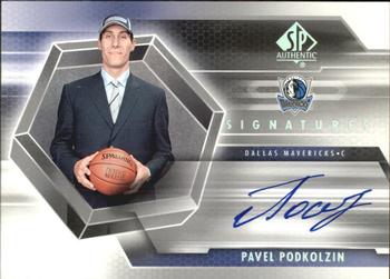 2004-05 SP Authentic - Signatures #SP-PA Pavel Podkolzin Front