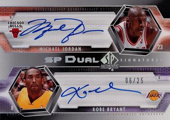 2004-05 SP Authentic - Signatures Dual #SP2-JB Michael Jordan / Kobe Bryant Front