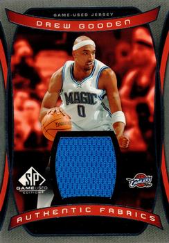 2004-05 SP Game Used - Authentic Fabrics #AF-DG Drew Gooden Front