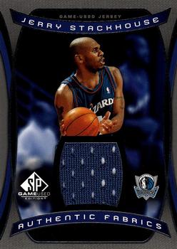 2004-05 SP Game Used - Authentic Fabrics #AF-JS Jerry Stackhouse Front
