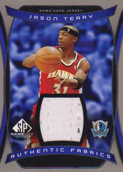 2004-05 SP Game Used - Authentic Fabrics #AF-JT Jason Terry Front