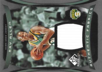 2004-05 SP Game Used - Authentic Fabrics #AF-RA Ray Allen Front
