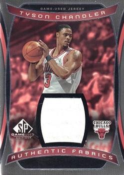 2004-05 SP Game Used - Authentic Fabrics #AF-TC Tyson Chandler Front