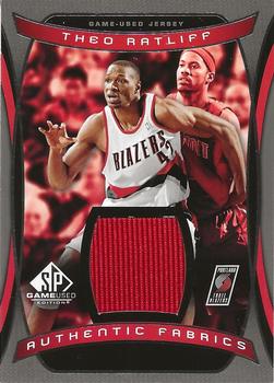 2004-05 SP Game Used - Authentic Fabrics #AF-TR Theo Ratliff Front