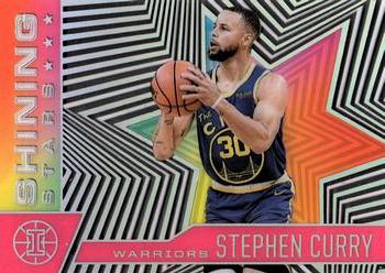 2020-21 Panini Illusions - Shining Stars Pink #12 Stephen Curry Front