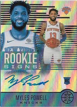 2020-21 Panini Illusions - Rookie Signs #RS-MYP Myles Powell Front