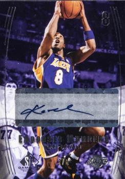 2004-05 SP Game Used - Endorsed Numbers #NU-KB Kobe Bryant Front