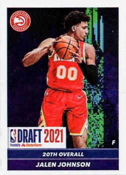 2021-22 Panini NBA Sticker & Card Collection #101 Jalen Johnson Front