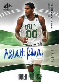 2004-05 SP Game Used - SIGnificance #SIG-RP Robert Parish Front