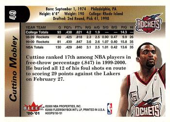 2000-01 Hoops Hot Prospects #49 Cuttino Mobley Back