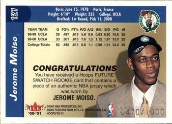 2000-01 Hoops Hot Prospects #127 Jerome Moiso Back