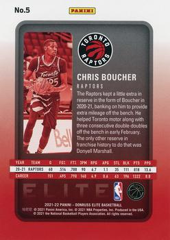 2021-22 Donruss Elite #5 Chris Boucher Back