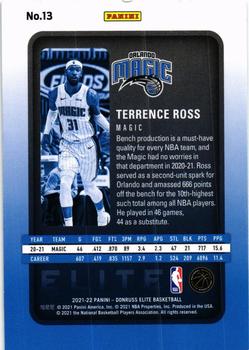 2021-22 Donruss Elite #13 Terrence Ross Back