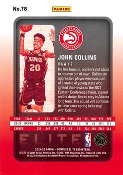 2021-22 Donruss Elite #78 John Collins Back