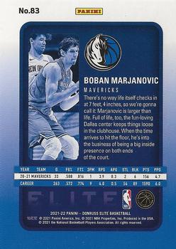 2021-22 Donruss Elite #83 Boban Marjanovic Back