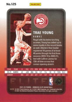 2021-22 Donruss Elite #125 Trae Young Back