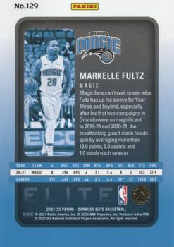 2021-22 Donruss Elite #129 Markelle Fultz Back