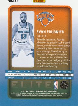 2021-22 Donruss Elite #134 Evan Fournier Back