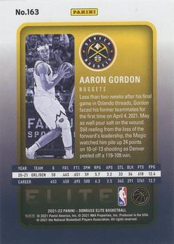 2021-22 Donruss Elite #163 Aaron Gordon Back