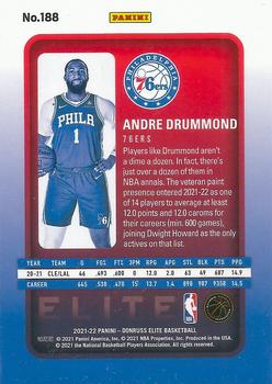 2021-22 Donruss Elite #188 Andre Drummond Back