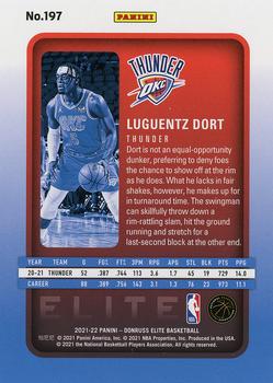 2021-22 Donruss Elite #197 Luguentz Dort Back