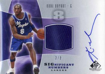 2004-05 SP Game Used - SIGnificant Numbers #SN-KB Kobe Bryant Front