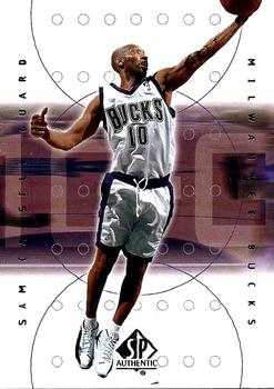 2000-01 SP Authentic #47 Sam Cassell Front