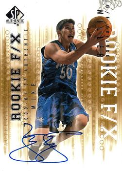 2000-01 SP Authentic #95 Mike Miller Front