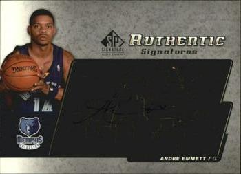 2004-05 SP Signature Edition - Authentic Signatures #AS-AE Andre Emmett Front