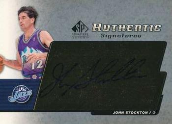 2004-05 SP Signature Edition - Authentic Signatures #AS-JS John Stockton Front